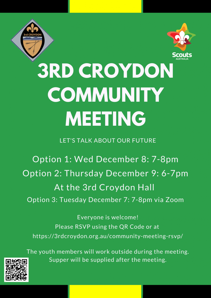 3C Community Meeting Poster